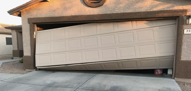 damaged garage door opener repair in Sunland
